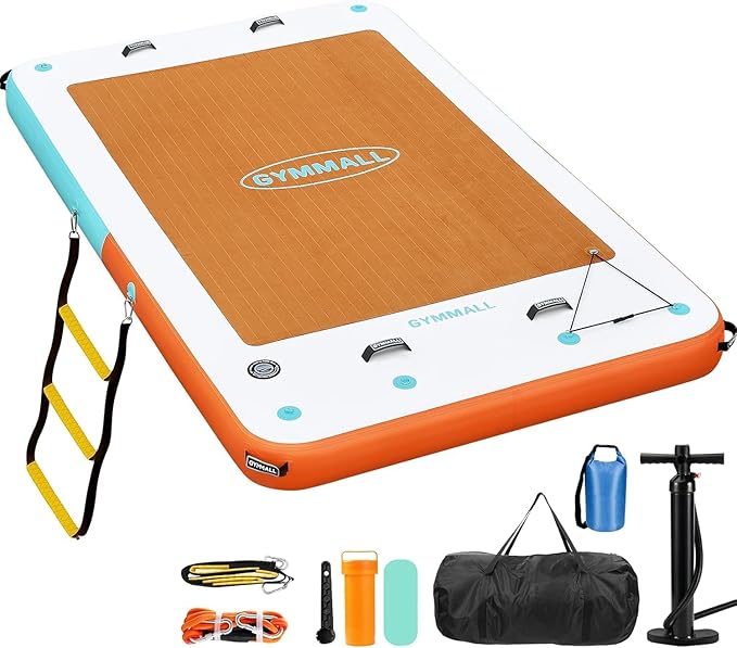 GymMall Inflatable Floating Platform Non Slip